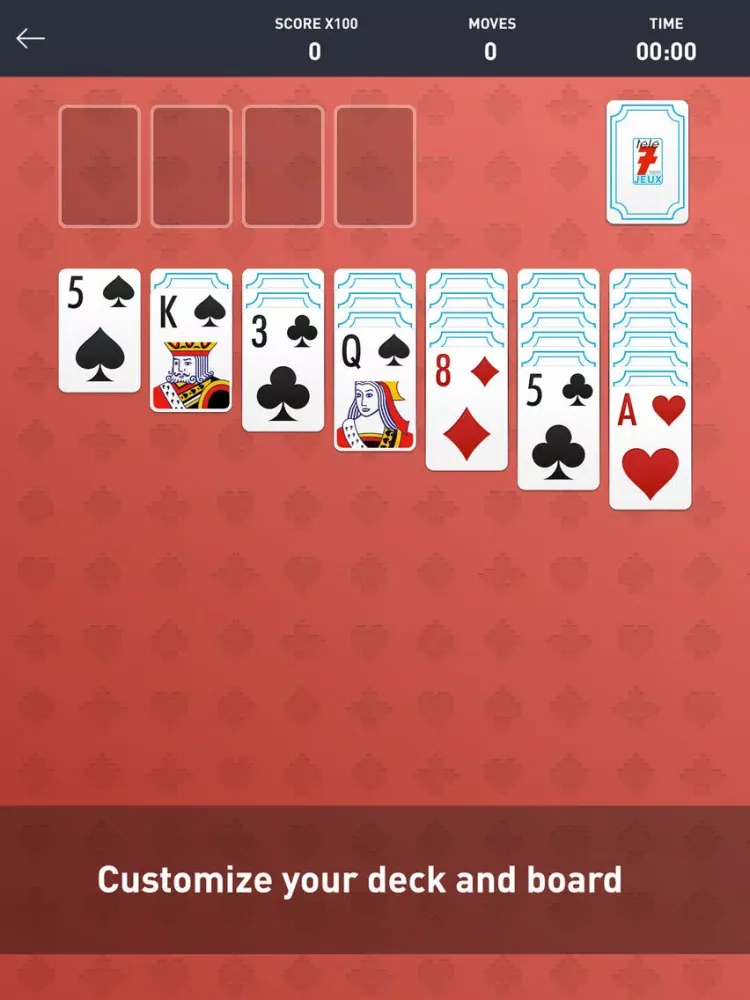 Solitaire - Télé 7 Jeux iPad  سکرین شاٹس