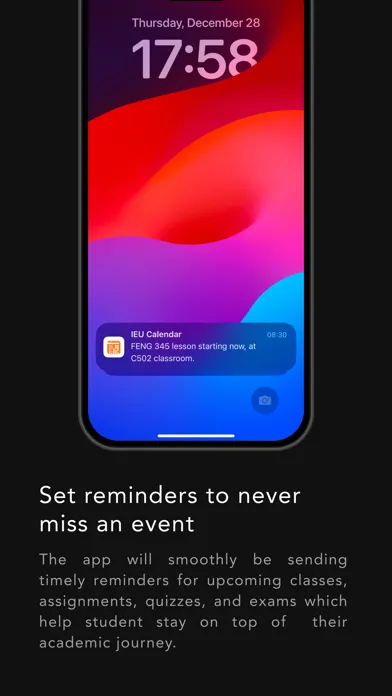 Screenshot di IEU Calendar