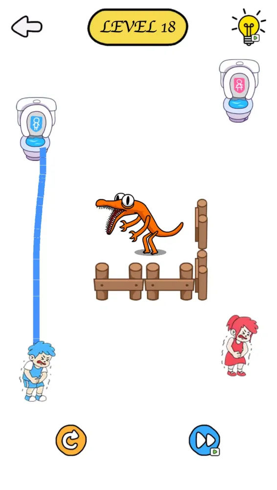 Capturas de pantalla de Toilet Race: Funny Draw Puzzle