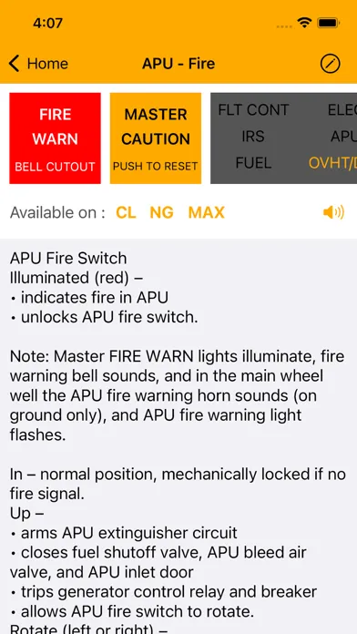 737 Master Caution Ekran Görüntüleri