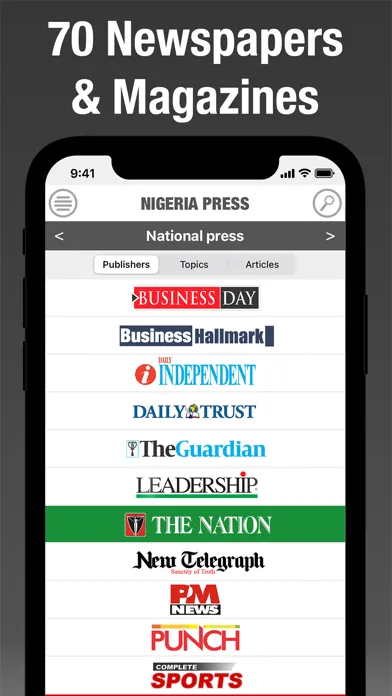 Screenshot di Nigeria Press