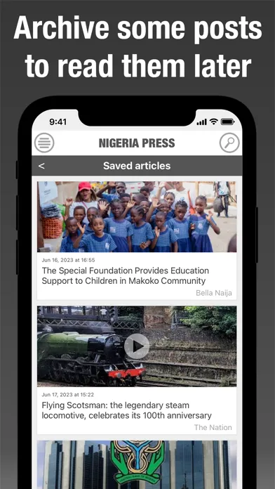 Screenshot di Nigeria Press