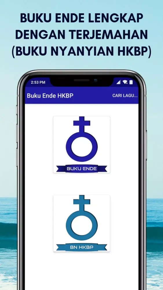 Ảnh chụp màn hình của Buku Ende + Buku Nyanyian HKBP