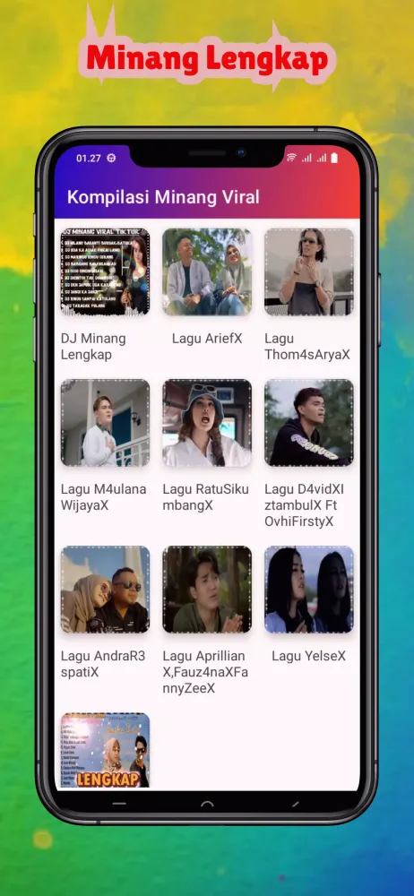 Screenshot di Lagu Pop Minang