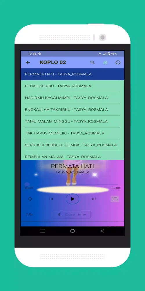 Screenshot di Lagu Malam tasya_Rosmala
