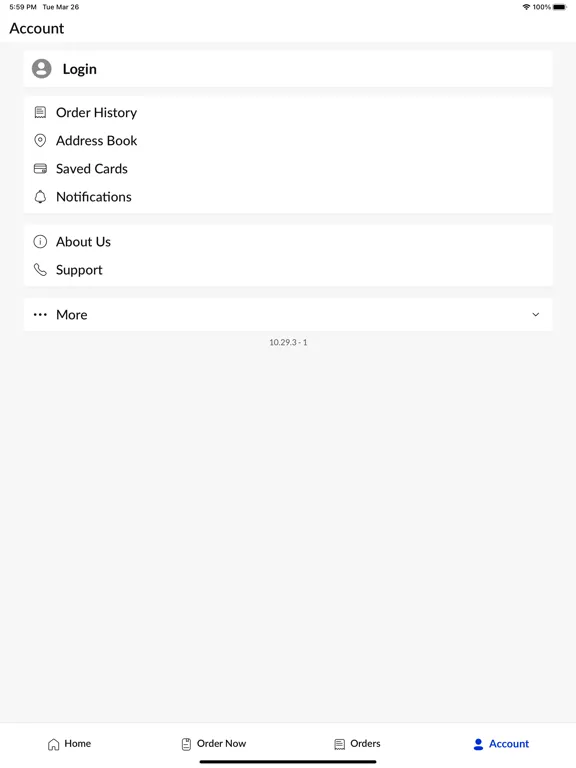 Tangkapan skrin Al-Noor iPad 