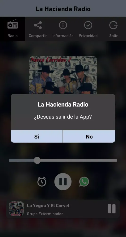 La Hacienda Radio Screenshots
