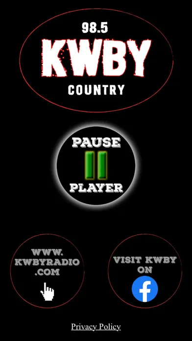 KWBY 98.5 FM Radio سکرین شاٹس