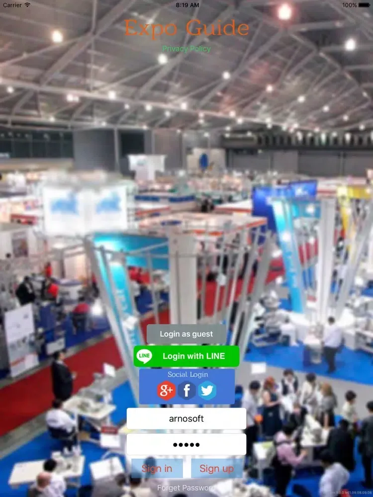 Zrzuty ekranu Expo Guide iPad 