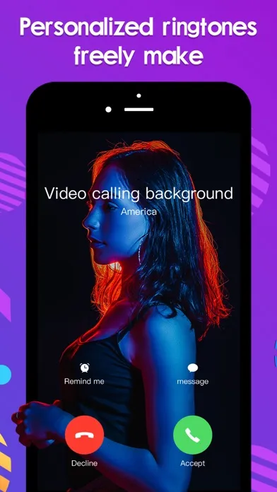 Call Screen Ringtone Maker سکرین شاٹس
