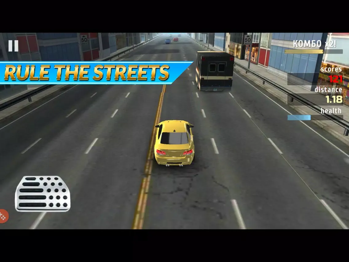 Tangkapan layar Traffic Rivals iPad 