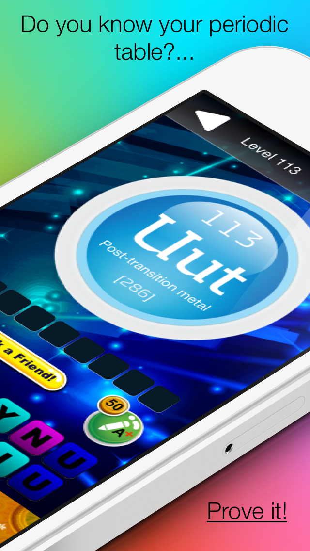 Quiz Pic: Periodic Table Of The Elements Learning game Screenshots