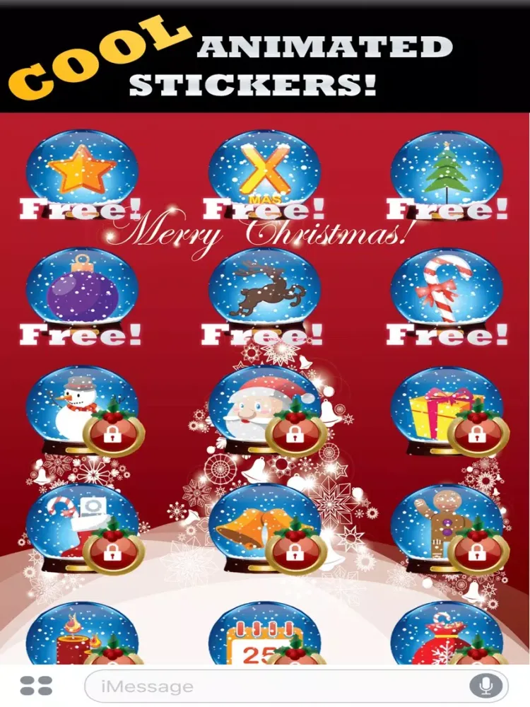 Free Animated Snow Globe For Christmas iPad  Screenshots