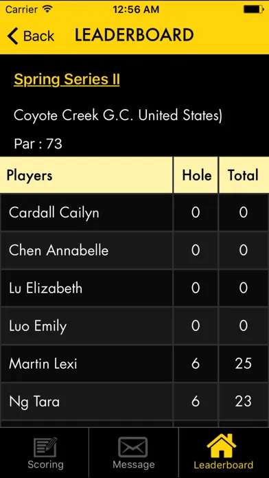صور Golf Live Scoring