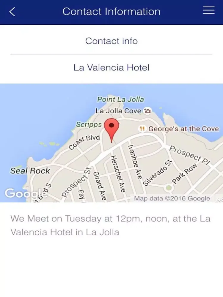 Rotary Club of La Jolla iPad  스크린샷