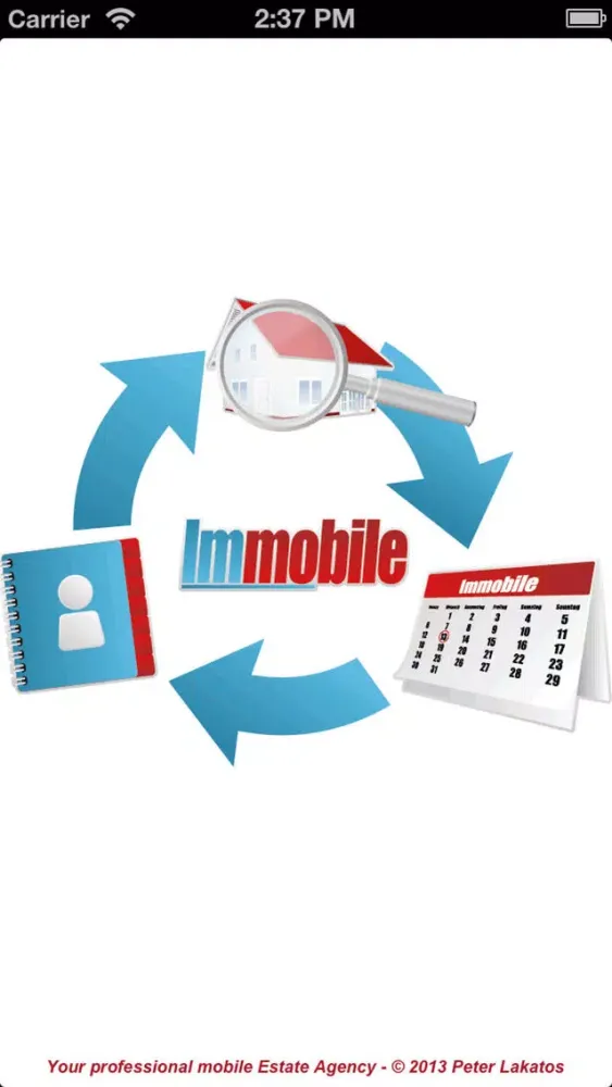Tangkapan layar Immobile real estate agency