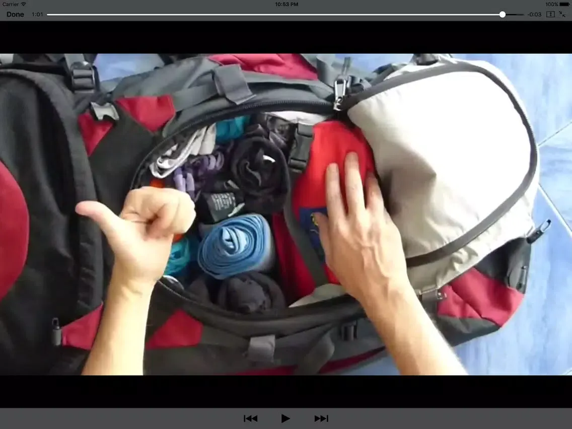 ภาพหน้าจอของ Packnomad - pack your bag iPad 