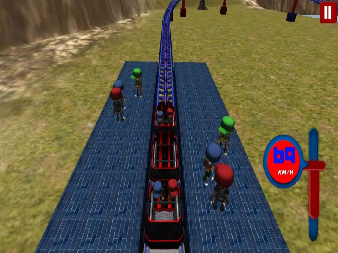 Capturas de pantalla de Lake Roller Coaster : 3D Hill Ride 2016 iPad 