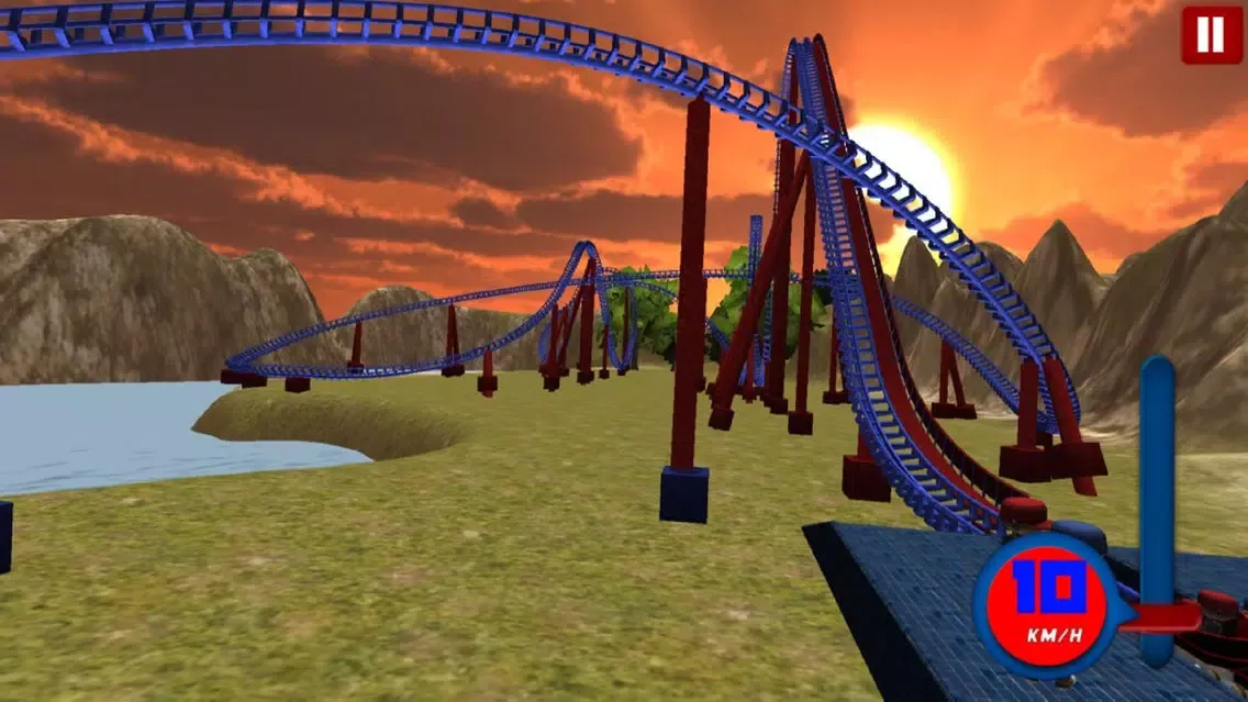 Capturas de pantalla de Lake Roller Coaster : 3D Hill Ride 2016