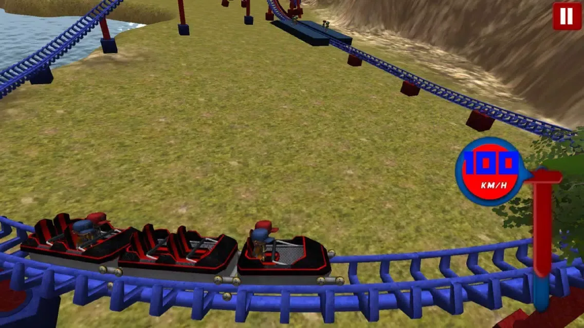 Capturas de pantalla de Lake Roller Coaster : 3D Hill Ride 2016