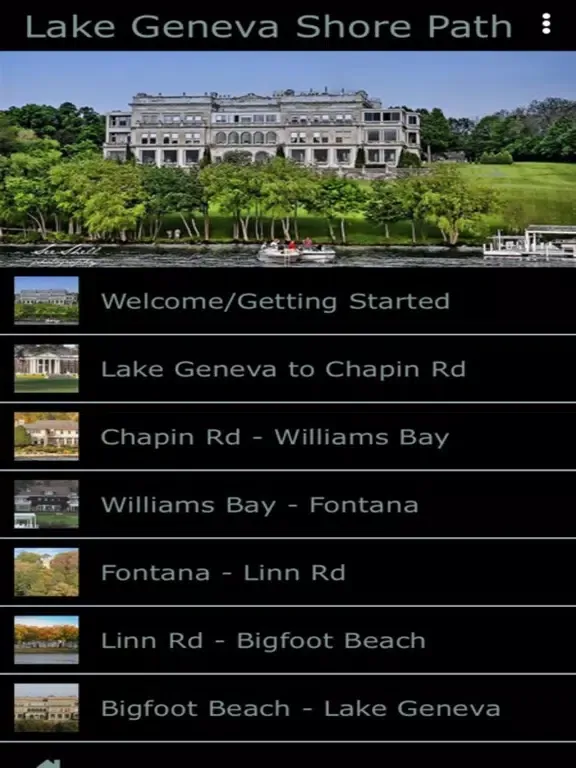 Lake Geneva Shore Path iPad 应用截图
