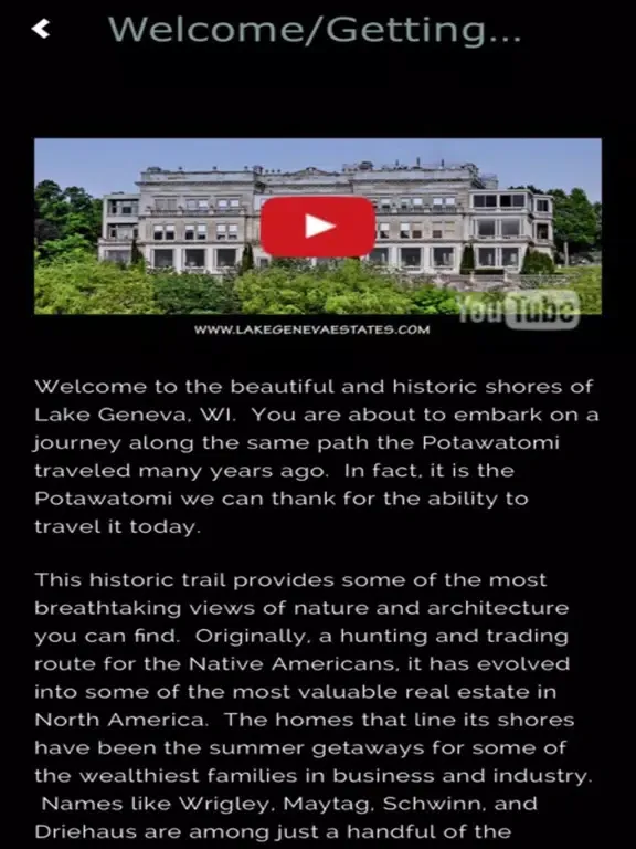 Lake Geneva Shore Path iPad 应用截图