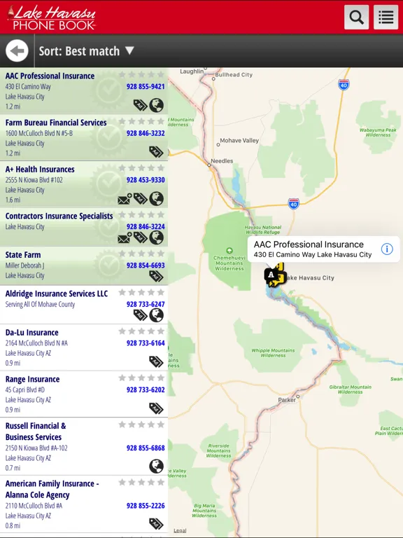 Zrzuty ekranu Havasu Guide iPad 