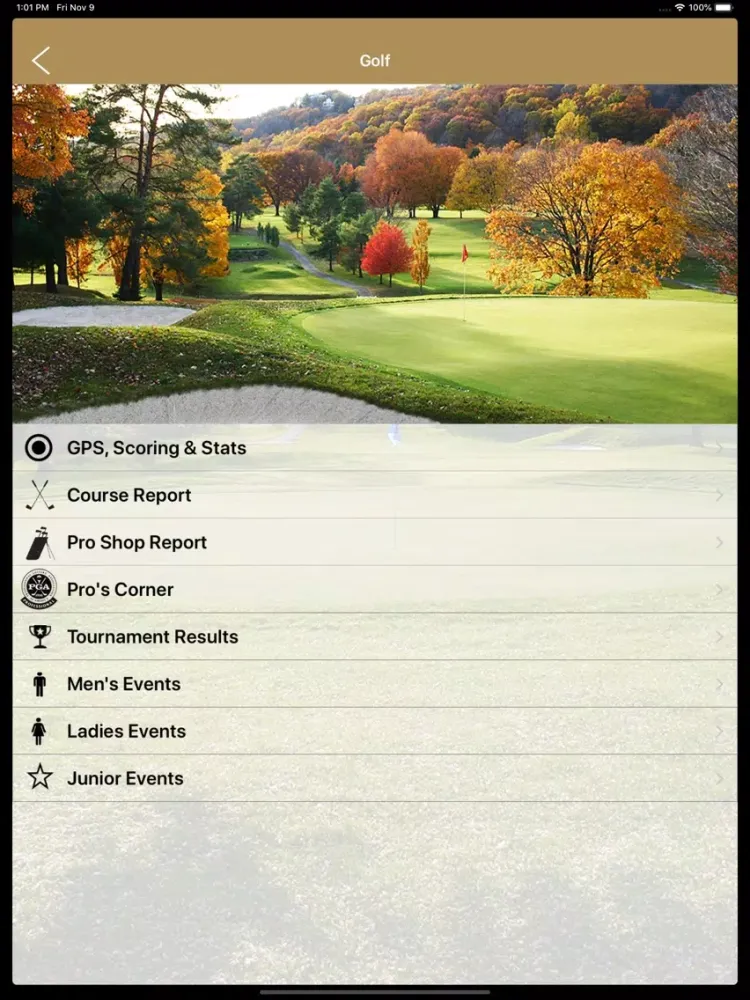 LAKE MOHAWK GOLF CLUB iPad 应用截图