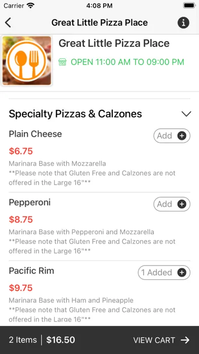 The Great Little Pizza Place Screenshots