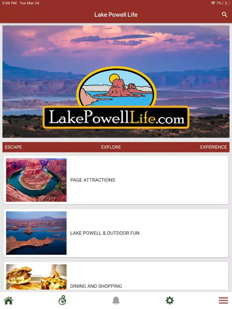 Lake Powell Life iPad  Screenshots