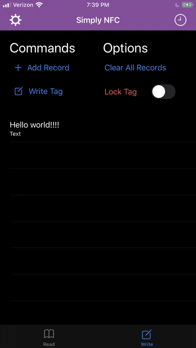 Simply NFC - Tag Writer/Reader应用截图