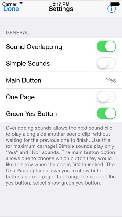 Tangkapan layar Yes / No Button Free