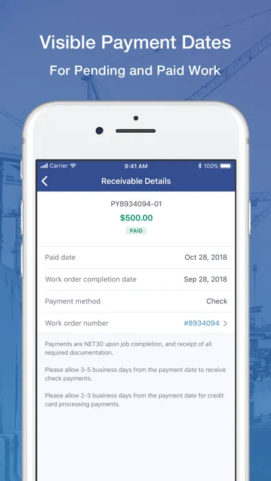 LPS Mobile: Work Order Manager Screenshots