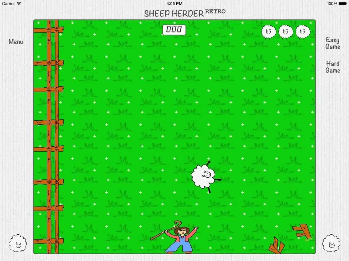 Sheep Herder Retro iPad  スクリーンショット