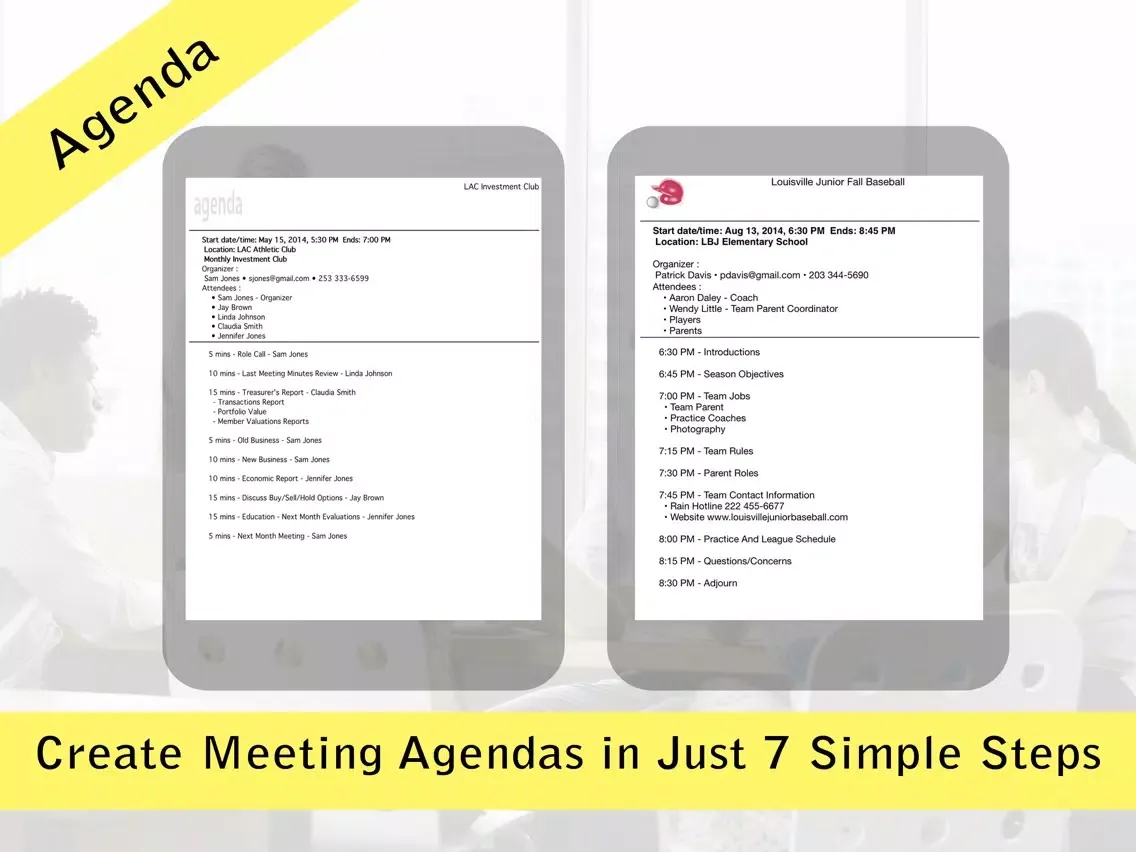 Screenshot di Pocket Agenda Lite iPad 