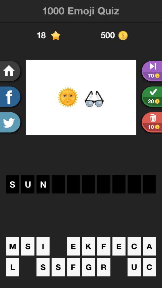 1000 Emoji Quiz 스크린샷