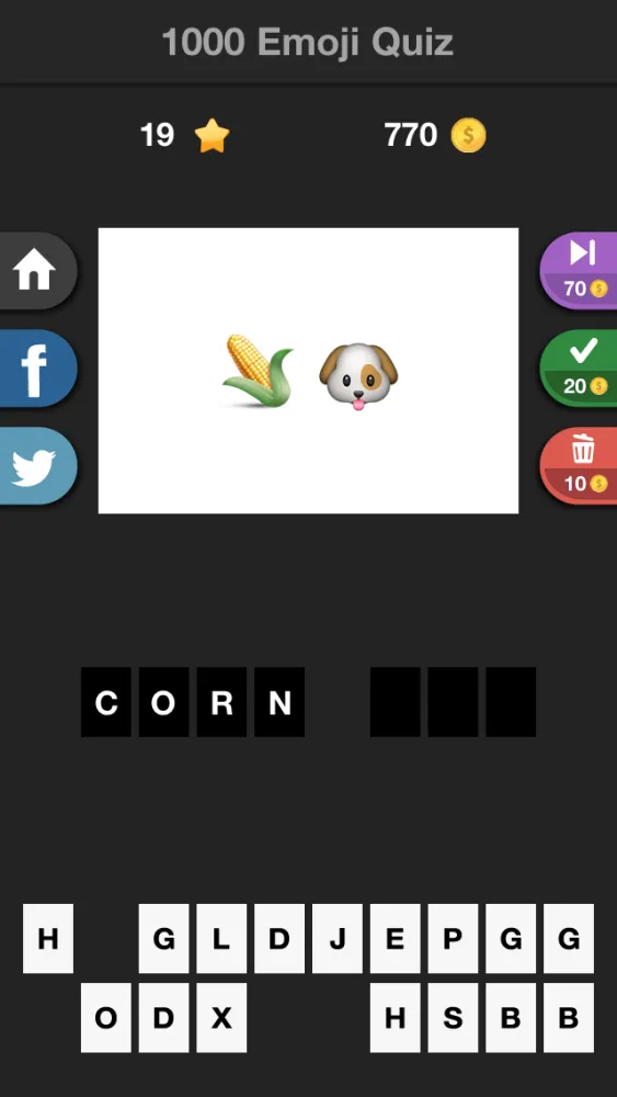 1000 Emoji Quiz 스크린샷