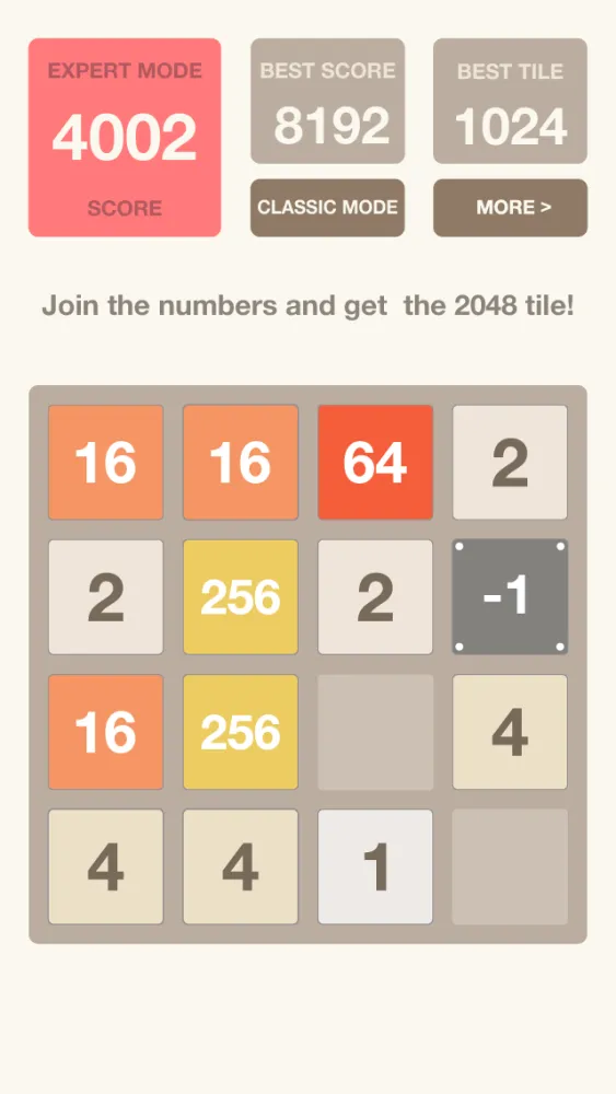 ภาพหน้าจอของ 2048 Ultimate Edition