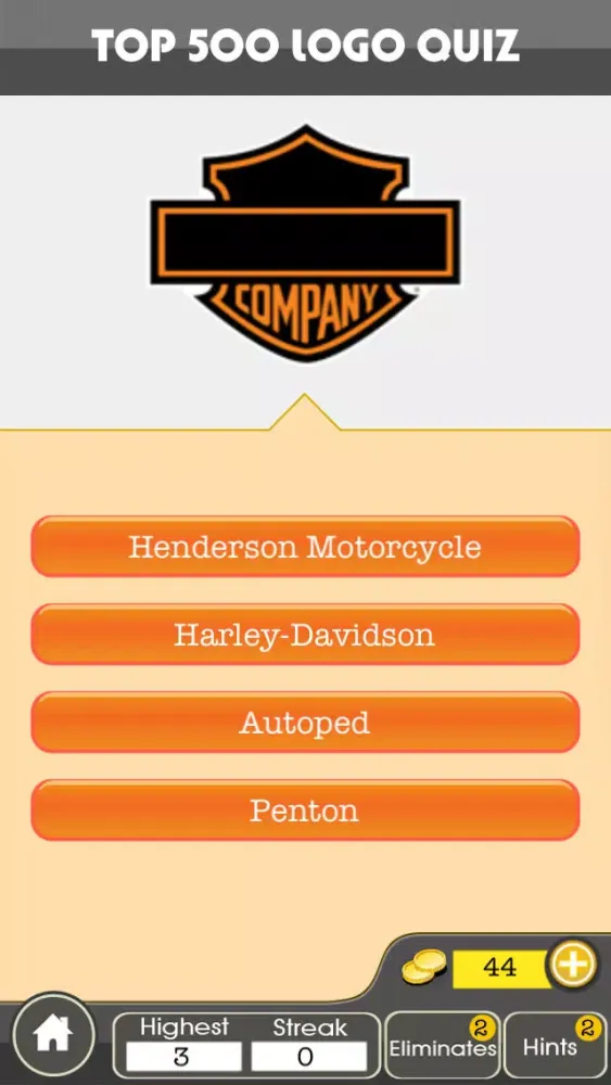 Top 500 Logo Quiz : Free Screenshots