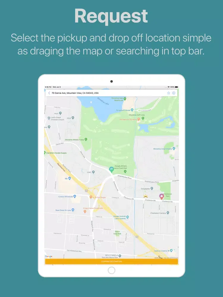 Скриншоты Lako Taxi iPad 