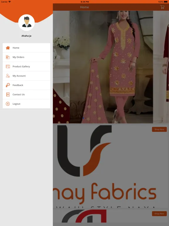 Lakshay Fabrics iPad 스크린샷