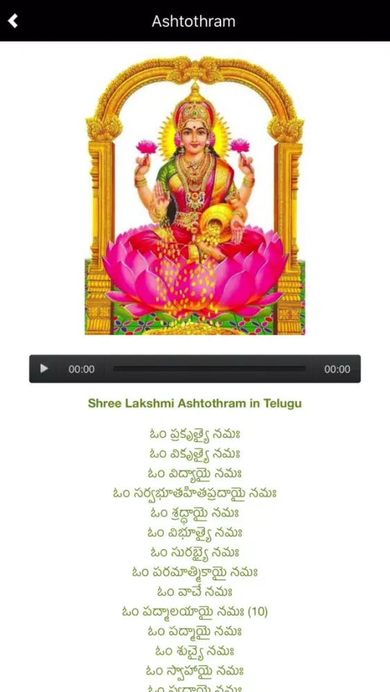 Lakshmi Ashtothram in Telugu應用截圖