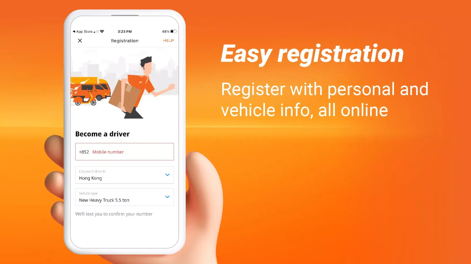 Скриншоты Lalamove Driver