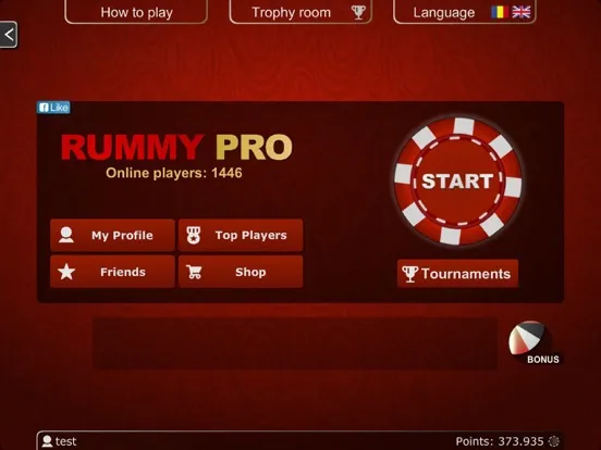 Rummy PRO - Remi Pe Tabla iPad 應用截圖