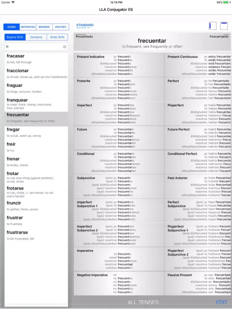 LLA Conjugator ES-i iPad 應用截圖