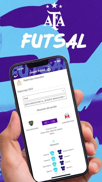 Pasión Futsal スクリーンショット