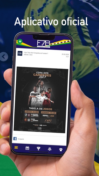ภาพหน้าจอของ Futebol 7 Brasil