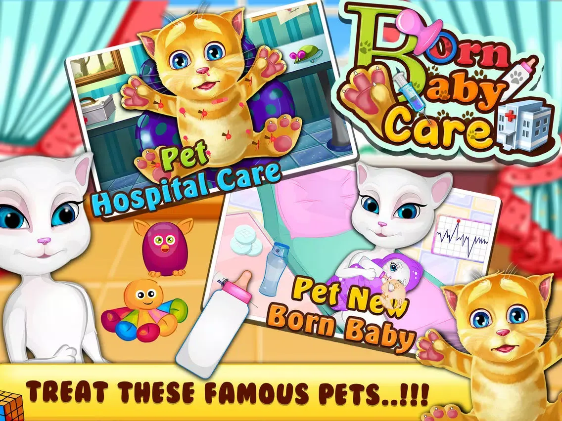 Born Baby Pet Care and Hospital iPad 应用截图