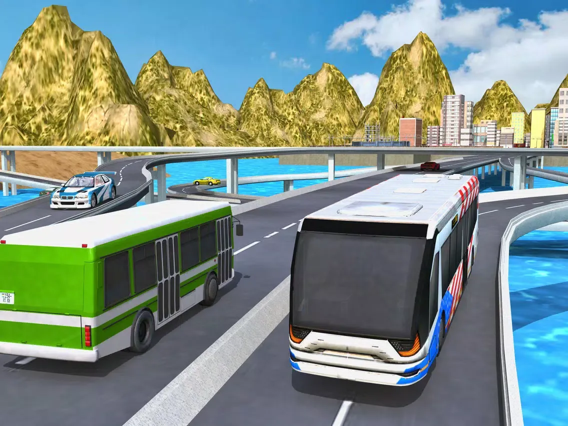 Bus Driving School at Deadly Road of Bones HD iPad  স্ক্রিনশট
