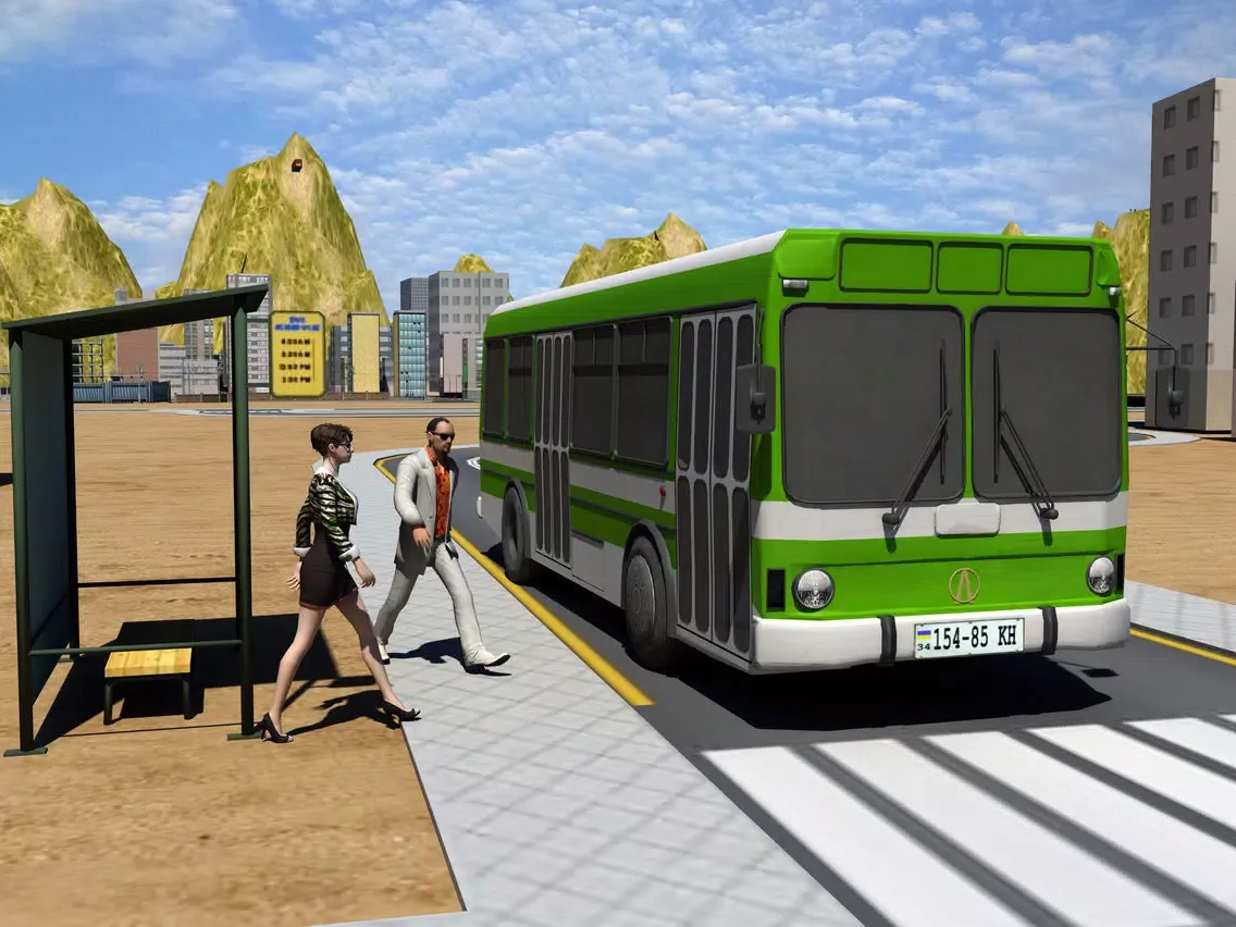 Bus Driving School at Deadly Road of Bones HD iPad  স্ক্রিনশট